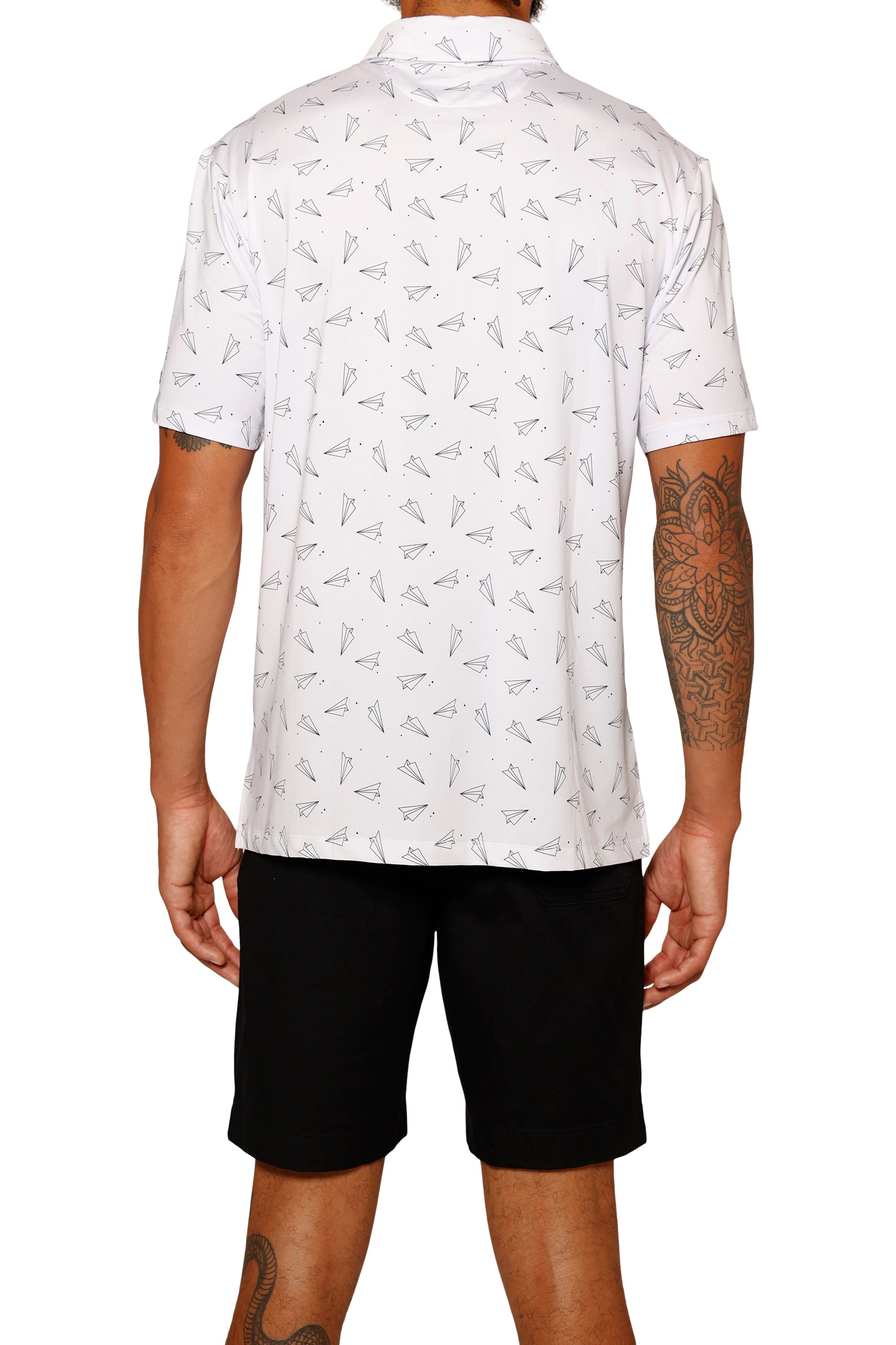 PAPER AIRPLANE GOLF POLO image 1