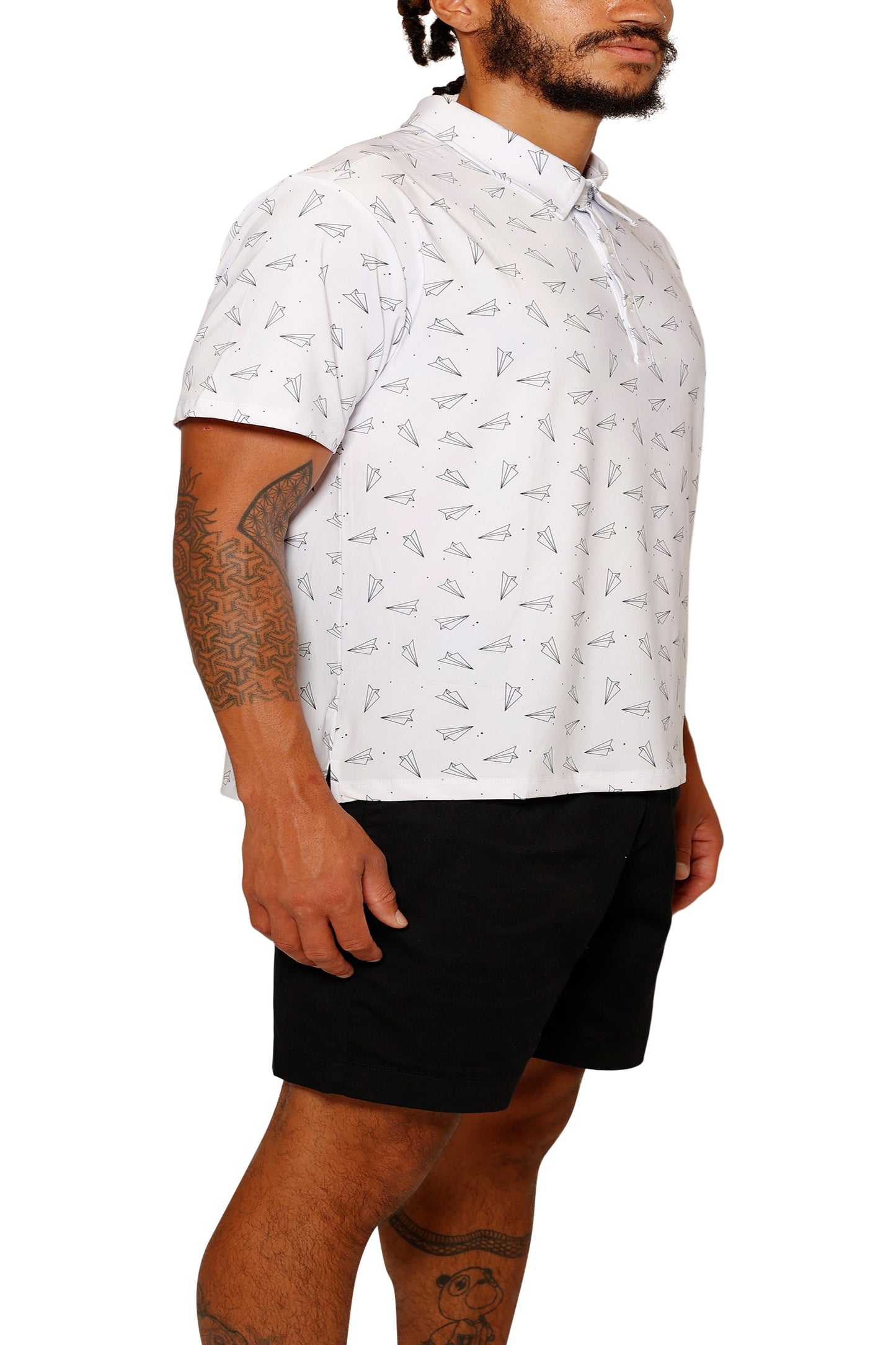PAPER AIRPLANE GOLF POLO image 2