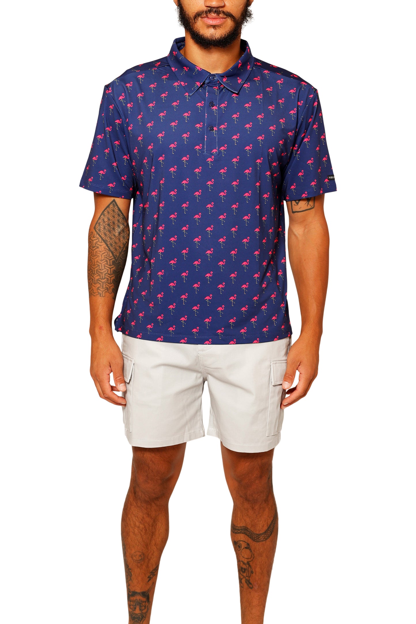 FLAMINGO PARTY GOLF POLO image 0